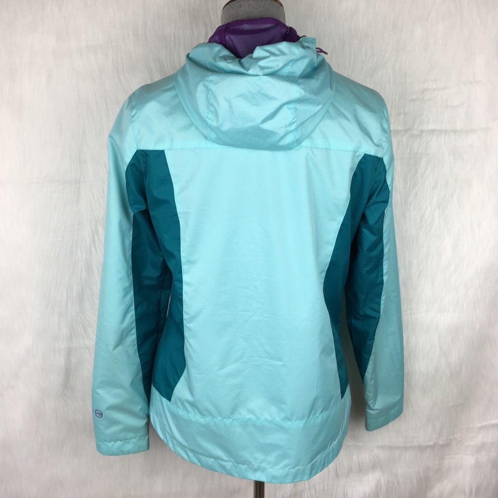 Free Country Blue Windbreaker Rain Jacket - Picture 4 of 6